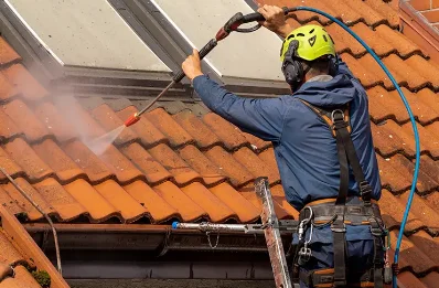 Démoussage et hydrofuge de toiture à Toges